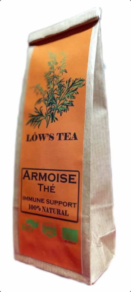 Orange kraft bag of Armoise / Artemisia Annua Tea