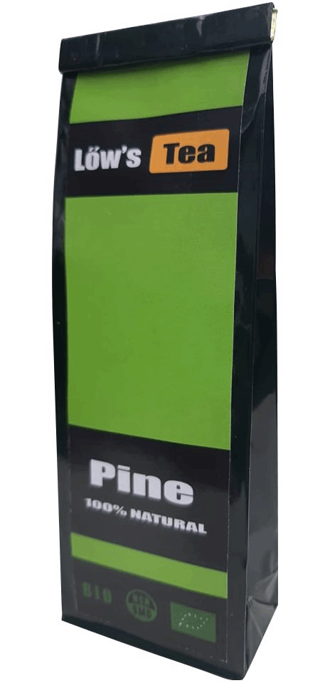 Green bag of Pine needle tea